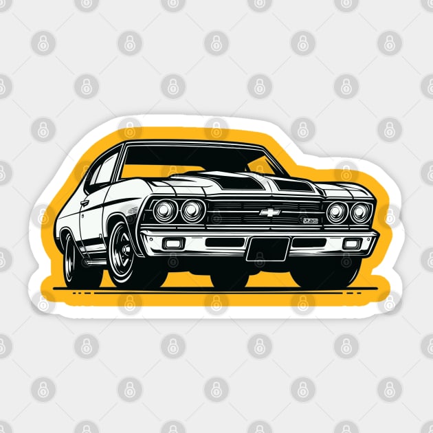 Chevrolet Chevelle Sticker by Vehicles-Art